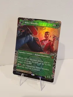 BORDERLESS FOIL Miles Morales (0211) - Marvel's Spider-Man (SPM) MTG NM/M - Image 1