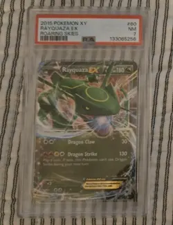 2015 Pokemon Xy Roaring Skies #60 Rayquaza Ex Roaring Skies PSA 7 - Image 1