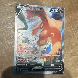 Charizard V 154/172 Brilliant Stars Ultra Rare Holo Full Art 220 HP ENG - Image 1