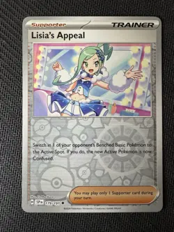 Pokemon TCG Lisia’s Appeal Reverse Holo Surging Sparks 179/191 English Holo - Image 1