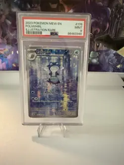 POKEMON MEW EN POLIWHIRL ILLUSTRATION RARE, MINT PSA 9 🔥 - Image 1