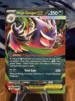 MEGA GENGAR EX 073 ME: MEGA EVOLUTION PROMO POKEMON NM - Image 1