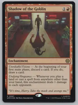 MTG - FOIL Shadow of the Goblin - Marvel's Spider-Man (SPM) -E499 - Image 1