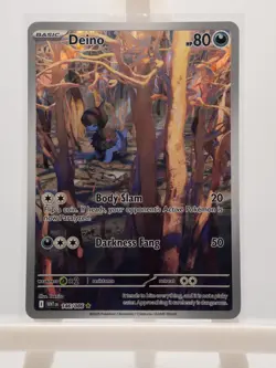 Deino 146/086 Holo Illustration Rare White Flare Pokemon Near Mint - Image 1