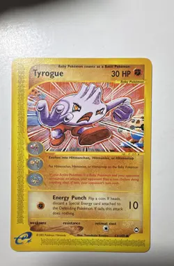 Tyrogue 063/147 2002 Pokemon Aquapolis Regular Lp - Image 1