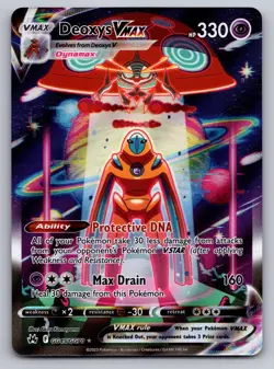 Deoxys VMAX GG45/GG70 VMAX Rare Holo Crown Zenith Galarian Gallery Holo NM - Image 1