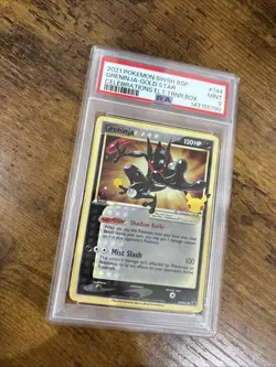 Pokemon 2021 Celebrations BSP Greninja Gold Star SWSH144 PSA 9 - Image 2