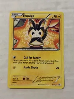 2013 Pokemon TCG Legendary Treasures Emolga Uncommon 49/113 LP - Image 1