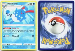 Azumarill 35/147 Rare Burning Shadows Pokemon NM/LP - Image 3