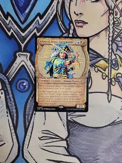 1x Admiral Brass, Unsinkable Showcase - NM/M LCC MTG Magic - Image 1