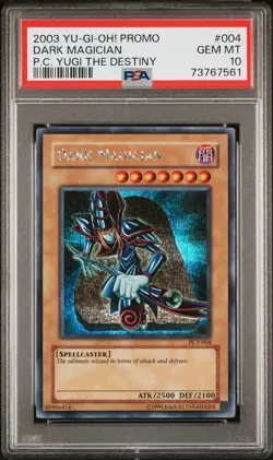 Yu-Gi-Oh! TCG Dark Magician Power of Chaos: Yugi The Destiny PCY-004 PSA 10 - Image 1