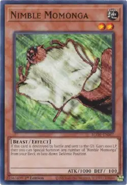 NIMBLE MOMONGA (EGO1-EN007) - YuGiOh Common 1st Ed. Monster - Image 1