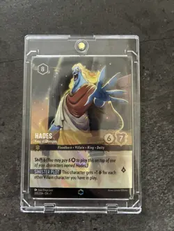 Lorcana Hades King of Olympus 205/204 Enchanted NM ENG - Image 1