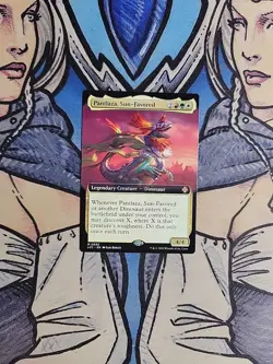 1x Pantlaza, Sun-Favored Extended Art - NM/M LCI MTG Magic - Image 1