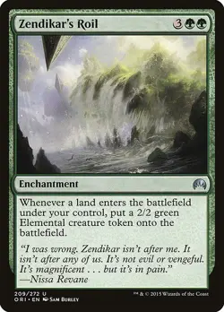 Zendikar's Roil 1x MtG Magic Origins PLAYED - Image 1