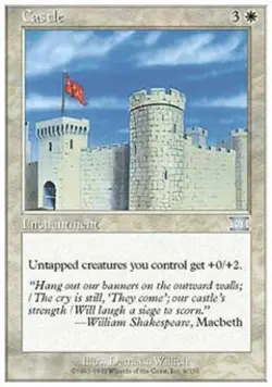 Castle - Light Play MTG Classic 6th Edition - Image 1