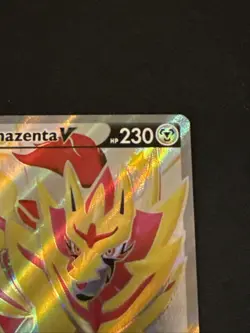 Zamazenta V SWSH293 Full Art Shiny Black Star Promo Pokemon TCG NM/Near Mint - Image 4