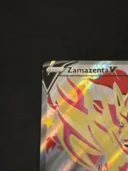 Zamazenta V SWSH293 Full Art Shiny Black Star Promo Pokemon TCG NM/Near Mint - Image 5