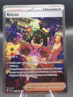 Pokemon Kieran 218/167 Sv06: Twilight Masquerade Special Illustration Rare NM - Image 1