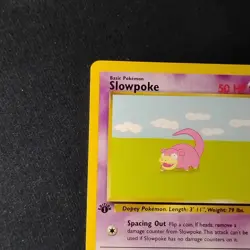 Slowpoke 55/62 Fossil 1st Edition Common Pokemon TCG NM - Image 2