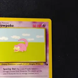 Slowpoke 55/62 Fossil 1st Edition Common Pokemon TCG NM - Image 3