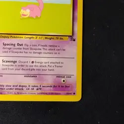 Slowpoke 55/62 Fossil 1st Edition Common Pokemon TCG NM - Image 4