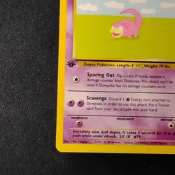Slowpoke 55/62 Fossil 1st Edition Common Pokemon TCG NM - Image 5