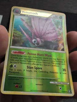 Venomoth - 11/102 - Reverse Holo - HS Triumphant Pokemon TCG - Image 3