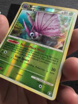 Venomoth - 11/102 - Reverse Holo - HS Triumphant Pokemon TCG - Image 4