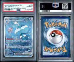 2025 POKEMON WHT EN-WHITE FLARE SPECIAL ILLUSTRATION RARE JELLICENT EX PSA 10 - Image 3