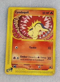 Cyndaquil 105/165 DMG Expedition Base Set E Series Pokemon TCG - Image 1