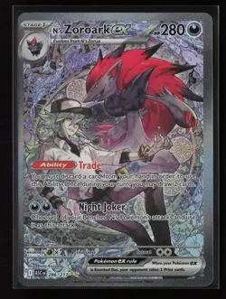 N's Zoroark ex 286/217 Special Illustration Rare Ascended Heroes - Image 1
