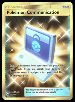 Pokemon Communication 196/181 Secret Rare Team Up Pokemon Holo MP - Image 1