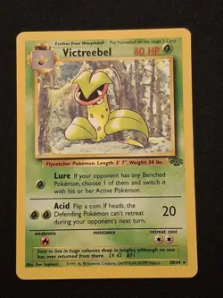 Victreebel 30/64 LP Jungle Rare WOTC Pokemon Any 3 Free Ship - Image 1