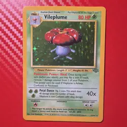 1999 Pokemon Vileplume • Jungle 15/64 • Lightly Played Holo - Image 1