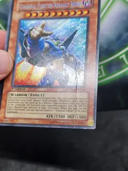 Yugioh Colossal Fighter/Assault Mode CRMS-EN000 1st Edition Secret Rare HP - Image 3