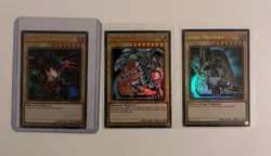 Yu-Gi-Oh - Blue Eyes White Dragon, Dark Magician, Red Eyes (LC01 Set) Ultra Rare - Image 1