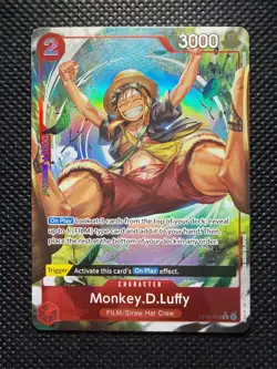 Monkey D. Luffy OP06-013 Alt Art - Wings of the Captain - One Piece English NM - Image 1