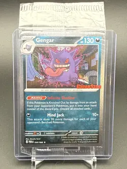 Pokemon Gengar GameStop Promo Holo Card 050/088 - Image 1