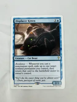 Displacer Kitten MTG (White Border) Mystery Booster 2 MB2 Near Mint NM Magic - Image 1