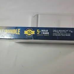 Presstine Pokemon Card Bundle 5 Packs 50+ Cards 5+ Holo or Rare Sealed Box - Image 4