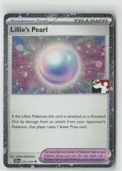 Lillie’s Pearl 151/159 Holo Uncommon Prize Pack Series Cards Pokemon Holo NM - Image 1