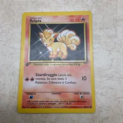 Pokemon Card - Vulpix 1st Edition Italian Base Set 68/102 Common - Image 1