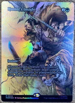 MTG Marvel Spider-Man Hunter's Insight Mythic Foil - Image 1