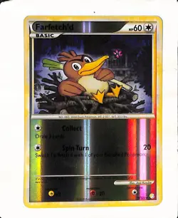 Farfetch'd 19/123 - Heartgold & Soulsilver - Reverse Holo Rare - Pokemon Card LP - Image 1