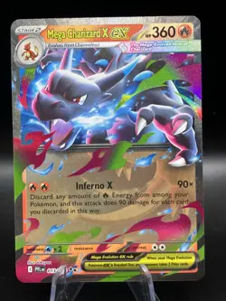 Pokemon TCG Card - Mega Charizard X Ex Phantasmal Flames Double Rare 013/094 - Image 1
