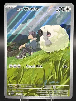 Pokemon TCG - Hop's Wooloo - 170/159 - Illustration Rare - Journey Together - Image 1