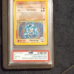 Pokemon Machamp 008/102 Deck Exclusives 1st Edition Holo Rare PSA 6 100HP - Image 4