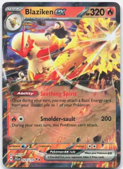 Blaziken ex 024/159 Double Rare Journey Together Pokemon Holo Near Mint - Image 1