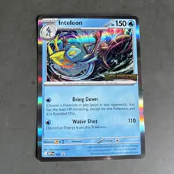 Pokemon: Inteleon #2- Mega Evolution- [STAFF STAMPED] Promo - Image 1